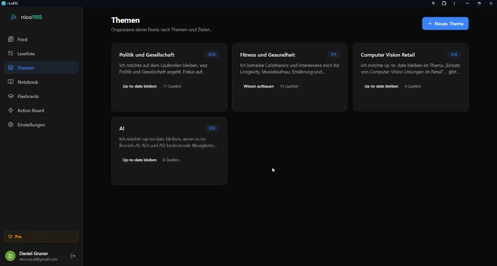 nico RSS screenshot